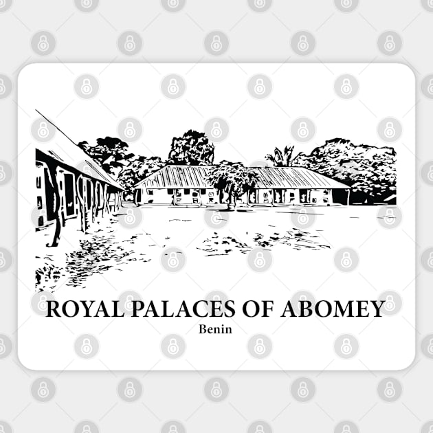 Royal Palaces of Abomey - Benin Magnet by Lakeric